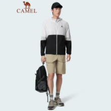 PLUS会员！CAMEL 骆驼 情侣款连帽皮肤衣 A13BA68511