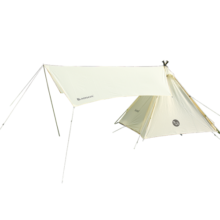 黑鹿（BLACKDEER）幽居印第安帐篷天幕组合二合一 涂银防晒遮阳棚防雨户外露营装备 幽居 印第安组合帐篷 铝杆