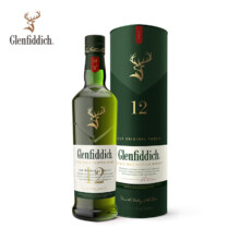 plus会员：格兰菲迪（GLENFIDDICH）12年苏格兰斯佩赛区单一麦芽威士忌洋酒礼盒700ml
