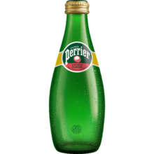 Perrier巴黎水（Perrier）法国原装进口气泡矿泉水 荔枝味 330ml*24瓶
