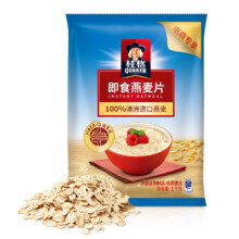 PLUS会员:QUAKER桂格 即食饱腹燕麦片1000g*2袋