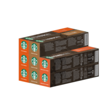 星巴克（Starbucks） Nespresso胶囊无糖冷萃美式黑咖啡佛罗娜意式浓缩晴天特选咖啡 【老客优选】随机口味四盒装