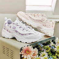 Skechers斯凯奇 D'Lites系列 女子花海熊雏菊印花厚底熊猫鞋150234