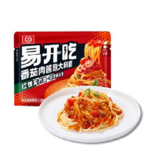 需首购、PLUS会员: 桂冠 易开吃 番茄肉酱意大利面300g