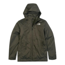 20点开始：The North Face 北面 户外三合一冲锋衣 抓绒内胆 8AV7 21L/绿色/黑色