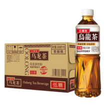 三得利（Suntory）茉莉乌龙茶 无糖0糖0脂茶饮料整箱 低糖乌龙茶500ml*15瓶