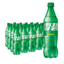 Plus会员:可口可乐 雪碧 Sprite 柠檬味 汽水 碳酸饮料 500ml*24瓶 整箱装