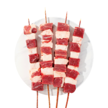 PLUS会员：游牧御品 红柳枝大羊肉串10串带撒料 烧烤食材烤肉烤串 木香味大漠羊肉*2件