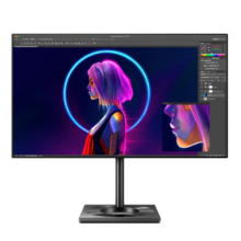 飞利浦 27英寸 4K LGD-IPS悬浮全面屏 Type-C65w HDR400 专业设计 电脑显示器 显示屏 279C9