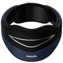 飞利浦（PHILIPS）颈部按摩器颈椎按摩仪按摩枕EMS脉冲热敷承托三合一低头族肩颈小颈托生日礼物礼品3306N
