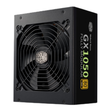 酷冷至尊(CoolerMaster)GX1050W金牌全模电源 电脑电源/ATX3.0原生PCIe5.0/全日系电容/1000W+50W/支持4090