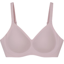PLUS会员：ubras无钢圈背勾文胸内衣女 兰花烟色 M(75A/B)