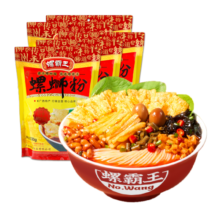 螺霸王螺蛳粉 广西柳州特产螺狮粉  煮食米粉 330g*5袋装(含鹌鹑蛋)