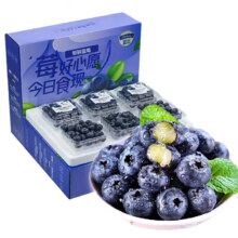 京东百亿补贴:喵鲜君云南蓝莓 中果带盒125g*4盒 果径12-14mm)