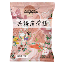 plus会员：星逅 无糖薄荷糖 150g小包装