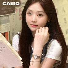 卡西欧（CASIO）手表女士SHEEN守护星优雅石英日韩表新年礼物送女友SHE-4528D-7A