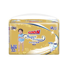大王（GOO.N）光羽系列 短裤式 拉拉裤 L码32片  *2件