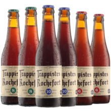 罗斯福（Rochefort）比利时进口啤酒  修道士精酿 精酿啤酒 6号8号10号啤酒组合 330ml*6瓶