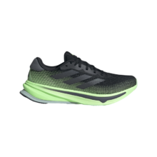 adidas SUPERNOVA RISE稳定缓震回弹防滑耐磨舒适跑鞋男阿迪达斯 黑色/绿色 40