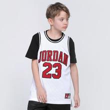 AIR JORDAN 商场同款儿童运动篮球背心男童中大童叠穿篮球服耐克乔丹儿童背心