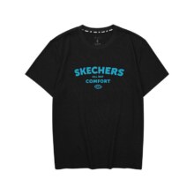 88VIP：Skechers斯凯奇  短袖情侣款男女速干运动T恤