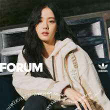 adidas 阿迪达斯 BLACKPINK智秀同款 女子连帽卫衣