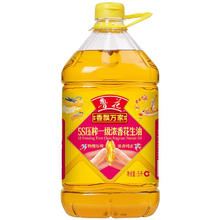 luhua 鲁花 香飘万家 5S压榨一级浓香花生油 5L