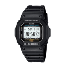 卡西欧（CASIO）G-shock系列数字显示多功能运动方块防水手表男开学生日礼物推荐 太阳能G-5600UE-1