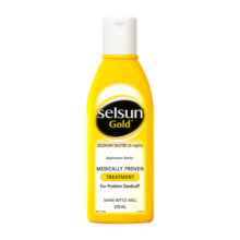 SELSUN Gold  2.5%硫化硒无硅油去屑控油止痒洗发水男女洗头膏 200ML