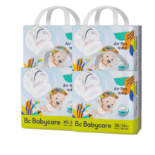 bc babycare Airpro新升级呼吸裤 bbc拉拉裤 成长裤 婴儿尿不湿 新老包装随机 XXL24片*4包（96片）