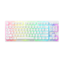 雷蛇 RAZER 噬魂金蝎V2无线竞技版 线性光学矮轴 机械键盘 RGB幻彩灯效 无线蓝牙5.0 白色