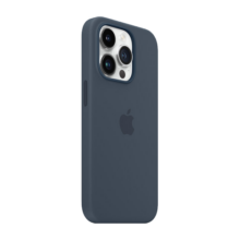 Apple/苹果 iPhone 14 Pro Max 专用 MagSafe 硅胶保护壳 iPhone保护套-风暴蓝色 保护套 手机套 手机壳