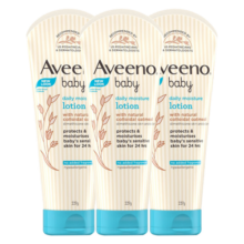 艾惟诺（Aveeno）婴儿润肤乳儿童身体乳液每日倍护润肤露无香型227g 每日倍护润肤乳227g*3【25年9月效期】