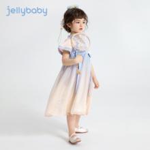 JELLYBABY 女童连衣裙礼服 汉服 粉紫