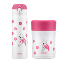 膳魔师（THERMOS） 保温杯男女士便携萌宠法斗犬宠物真空儿童不锈钢杯子 萌宠系列保温杯 500ml
