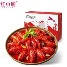 PLUS会员：红小厨 麻辣小龙虾 (700g 共16-27只) *3件