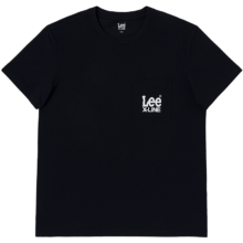 Lee 男款短袖T恤 黑色