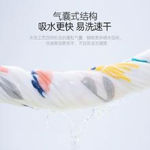三条装 婴爱婴儿纯棉新生儿口水巾