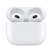 京东百亿补贴、plus会员：Apple AirPods (第三代) 配Lighting闪电充电盒 蓝牙耳机 适用iPhone/iPad/Watch