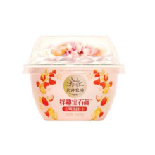 需首购: 北海牧场 拌趣宝石碗发酵乳  (135g/杯+12g谷物包)*4 杯