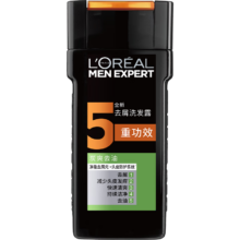 PLUS会员、概率券：欧莱雅 男士去屑洗发露 炭爽去油 200ml