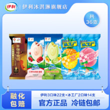 伊利 冰工厂*14+红枣*6+青提*6+苦咖啡*10共36支 冰工厂+红枣+青提+苦咖啡