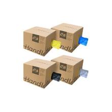e洁 背心垃圾袋手提一次性绑提袋塑料袋厨房家用45*59cm200只