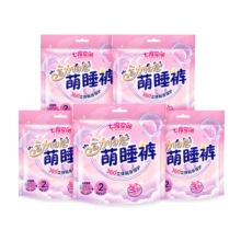 七度空间（SPACE 7）卫生巾夜用动物君萌睡裤安睡裤拉拉裤安心裤姨妈巾内裤 M-L码 10条 5包