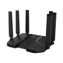 PLUS会员：ZTE 中兴 AX5400 Pro 双频5400M 家用千兆无线路由器 Wi-Fi 6 单个装 黑色