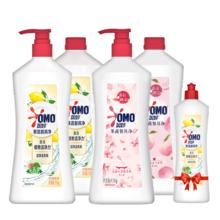 奥妙白桃樱花+绿茶洗洁精组合共1.1kgX4瓶