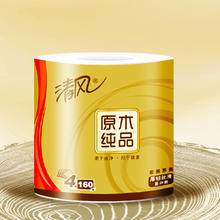 Breeze 清风 有芯卷纸 金装love系列4层加厚160克27卷 卫生纸卷筒纸纸巾整箱