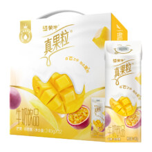 限地区、88VIP：蒙牛 真果粒牛奶 芒果百香果口味 240g*12包/整箱