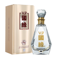 国缘40.9度V3 幽雅醇厚型 白酒 40.9度 500mL 1瓶