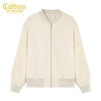 Cabbeen 卡宾 男装休闲夹克时尚棒球服潮流宽松日系街头